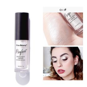 High Gloss Lying Silkworm Brightening Liquid Foundation Concealer For A Long Time (Option: Pearlescent white)