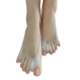 Adjustable Toe Separation Corrector For Hallux Valgus (Option: Transparent-L)