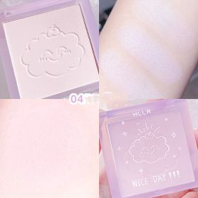 Matte Soft Fog Powder Blusher Rouge Makeup (Option: Slightly sweet taro paste)